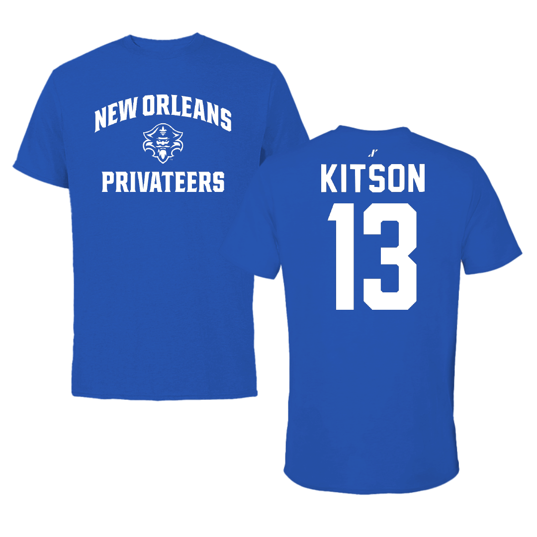 University of New Orleans Volleyball Blue General Tee - #13 Irene Kitson