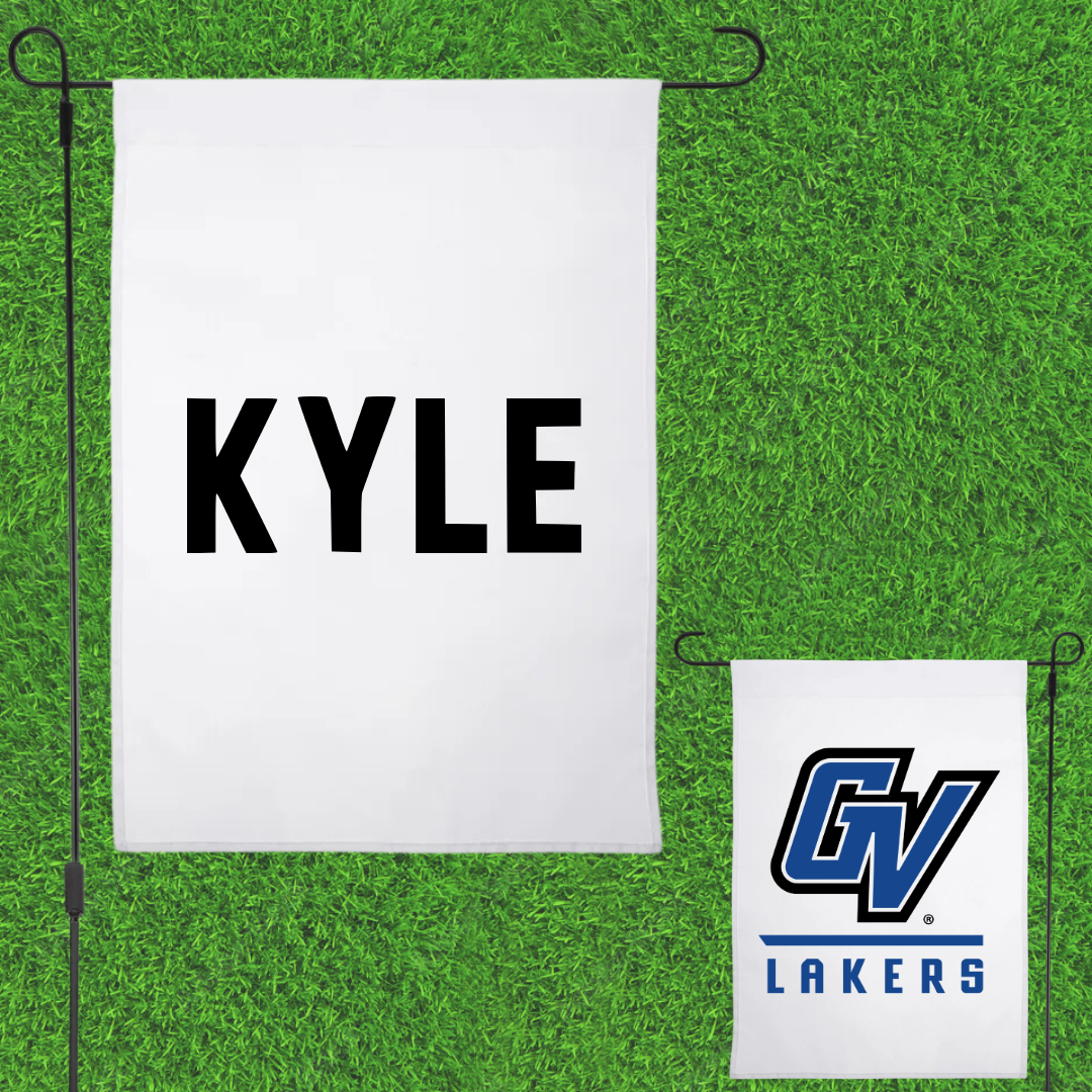 Grand Valley State University TF and XC White Garden Flag - Taylor Kyle