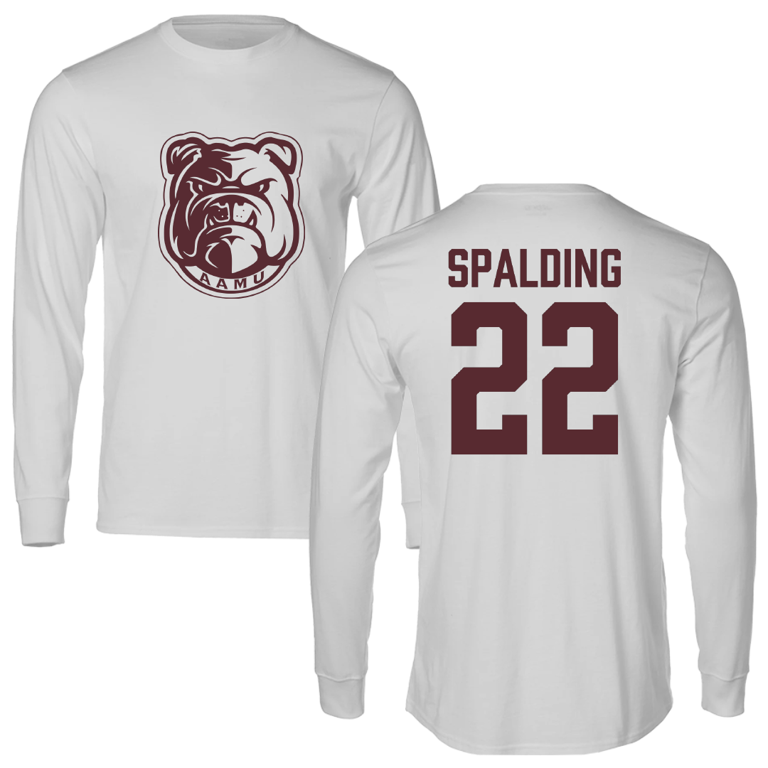 Alabama A&M University Volleyball Light Gray Long Sleeve - #22 Saniya Spalding