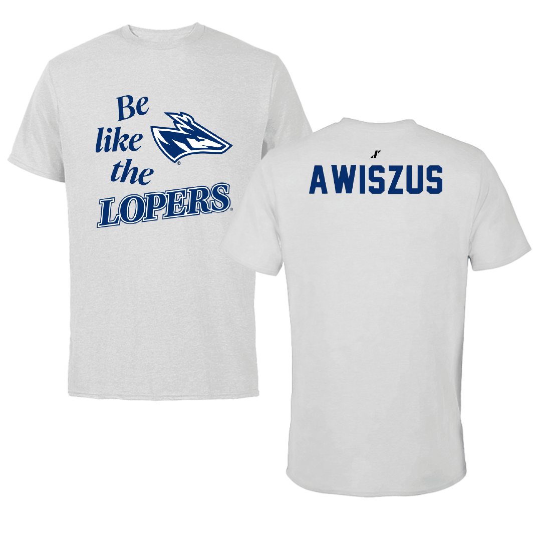 University of Nebraska at Kearney Wrestling Light Gray Be Like Us Tee - Jacob Awiszus