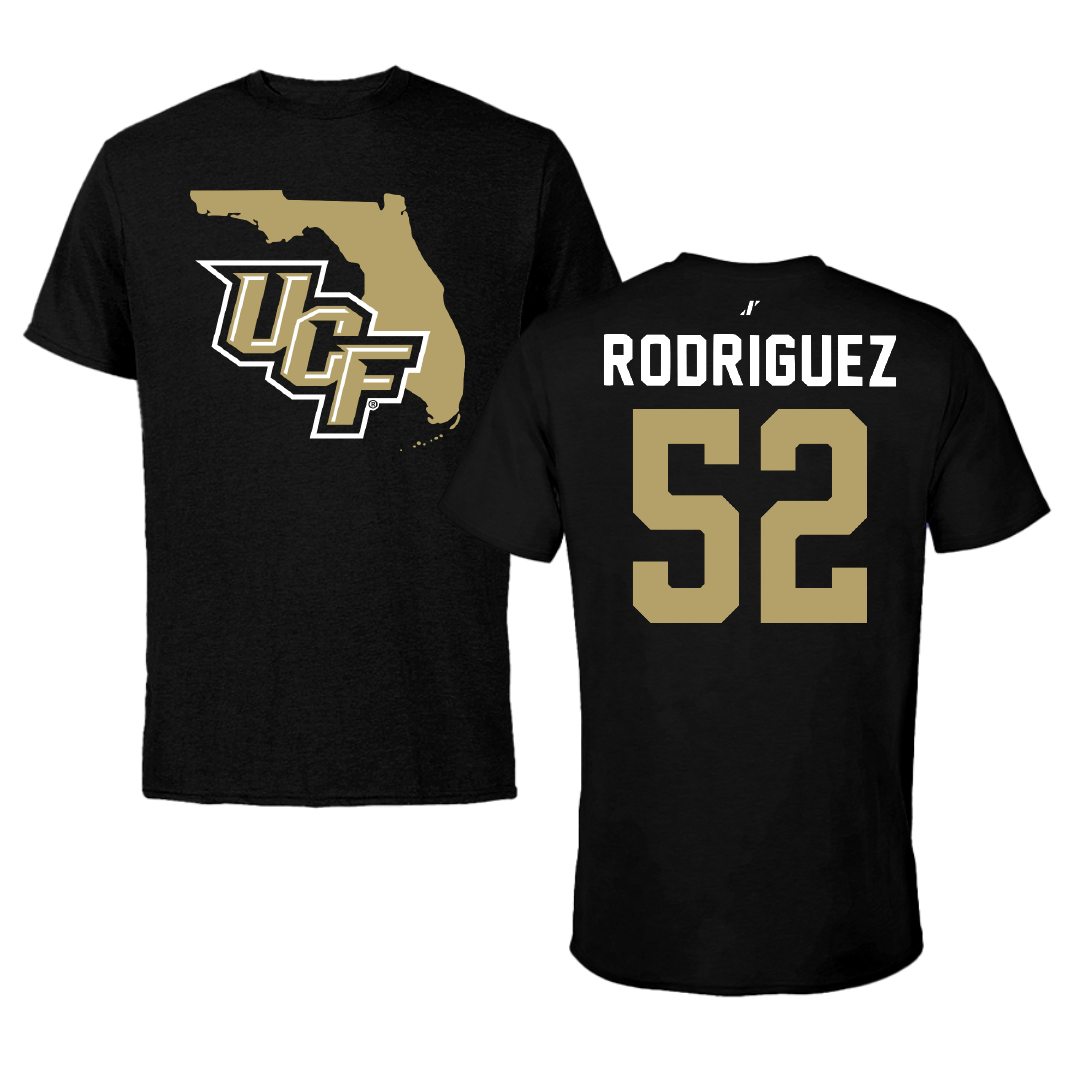 University of Central Florida Baseball Black State Tee - #52 Alex Rodriguez