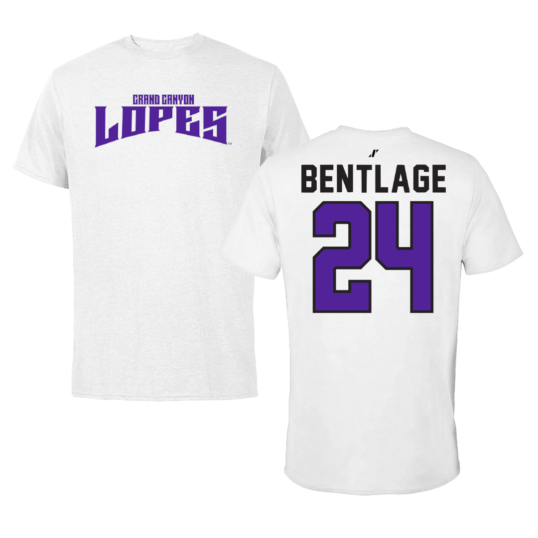 Grand Canyon University Volleyball White Classic Tee - #24 Nicholas Bentlage
