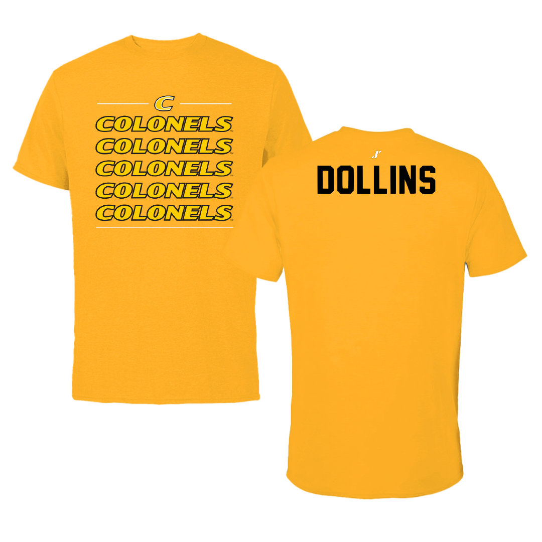Centre College Swimming & Diving Gold General Tee - Whitney Dollins