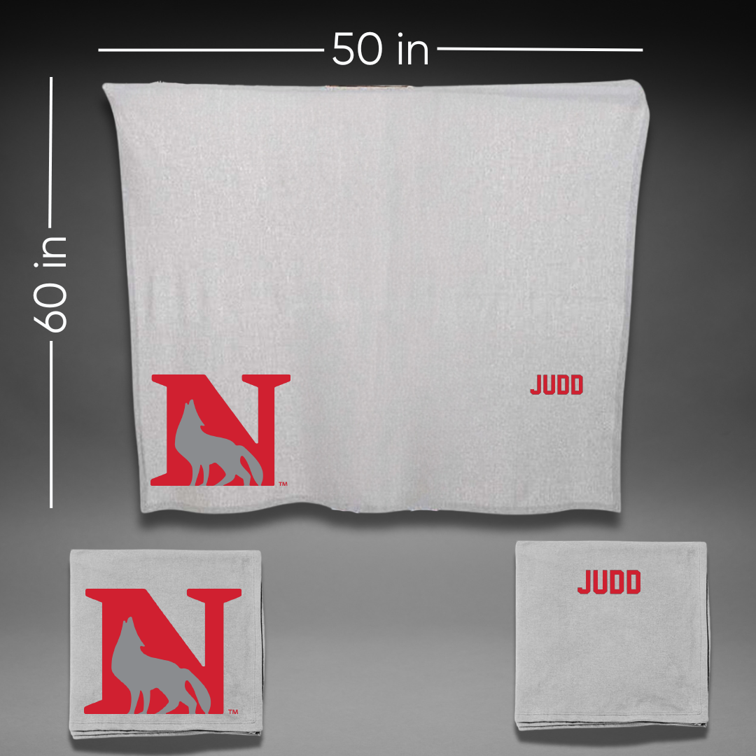 Newberry College Wrestling Gray Blanket - Keagan Judd