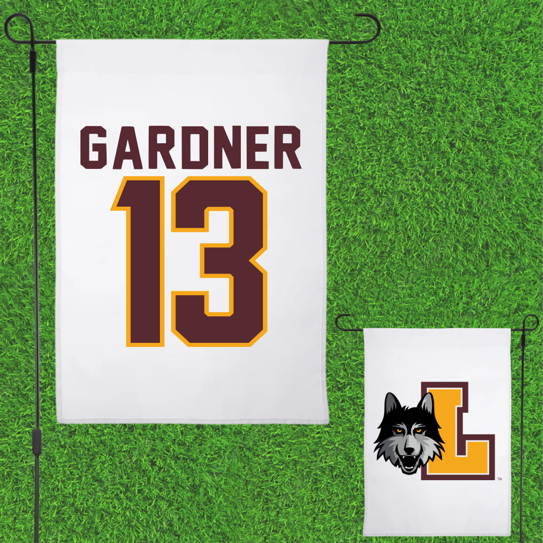 Loyola University-Chicago Volleyball White Garden Flag - #13 Olivia Gardner