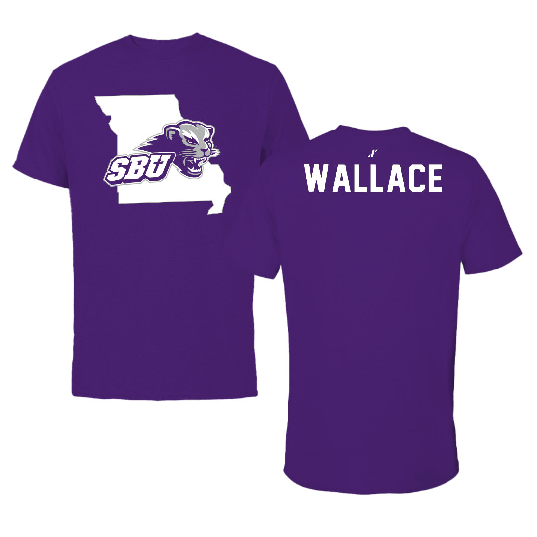 Southwest Baptist University TF and XC Purple State Tee - Sierra Wallace