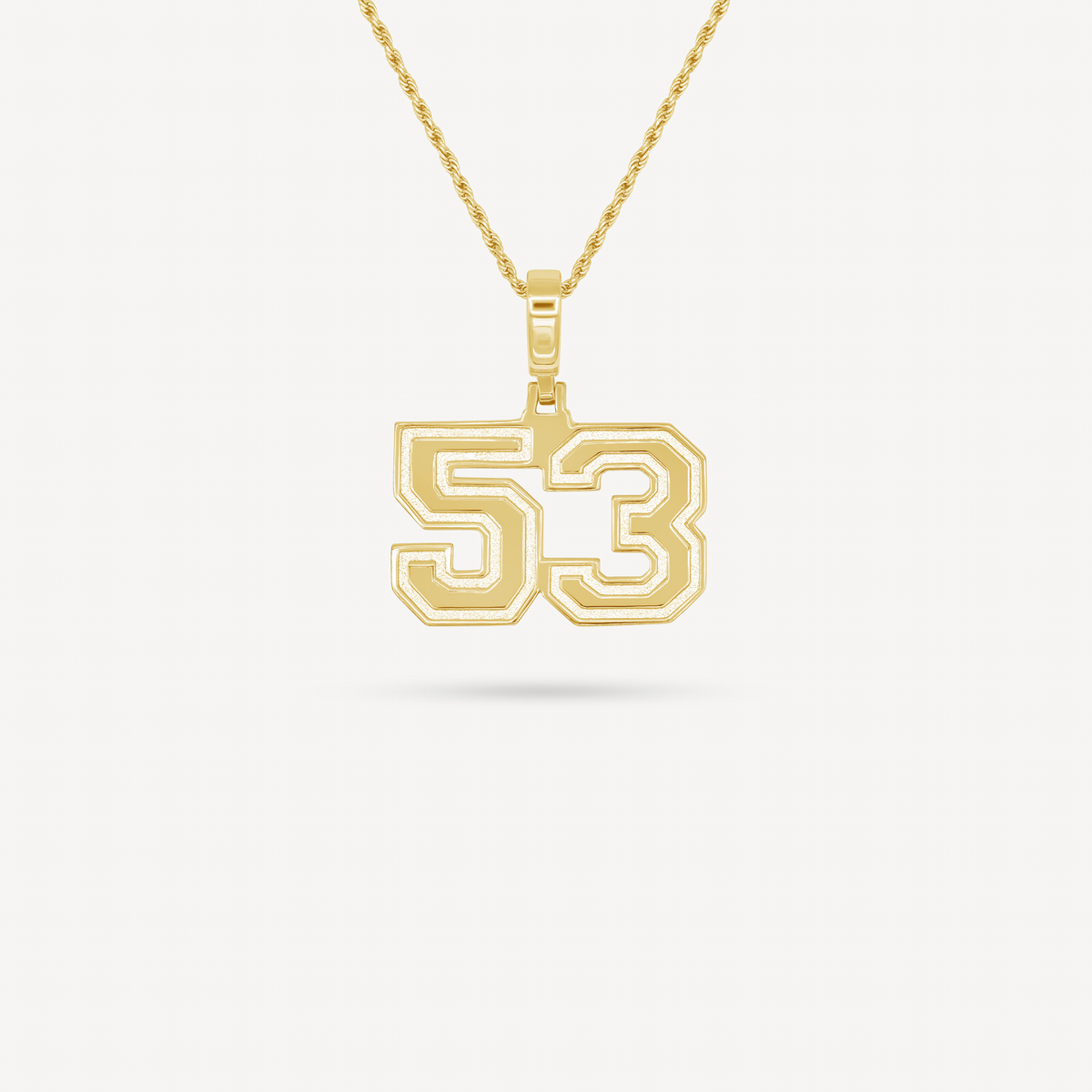 Gold Presidents Pendant and Chain - #53 Davion Eldridge