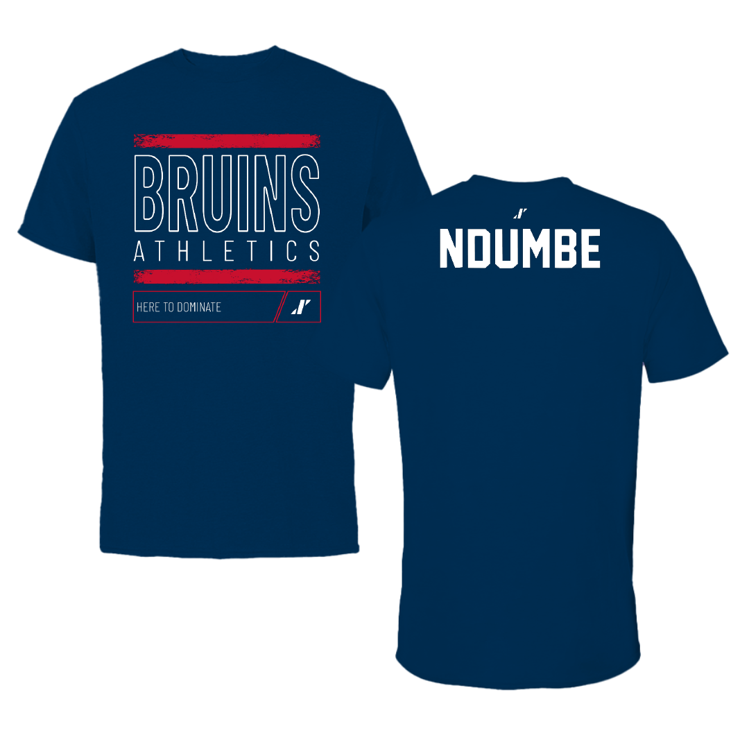 Belmont University Tennis Navy Dominate Tee - Esunge Ndumbe