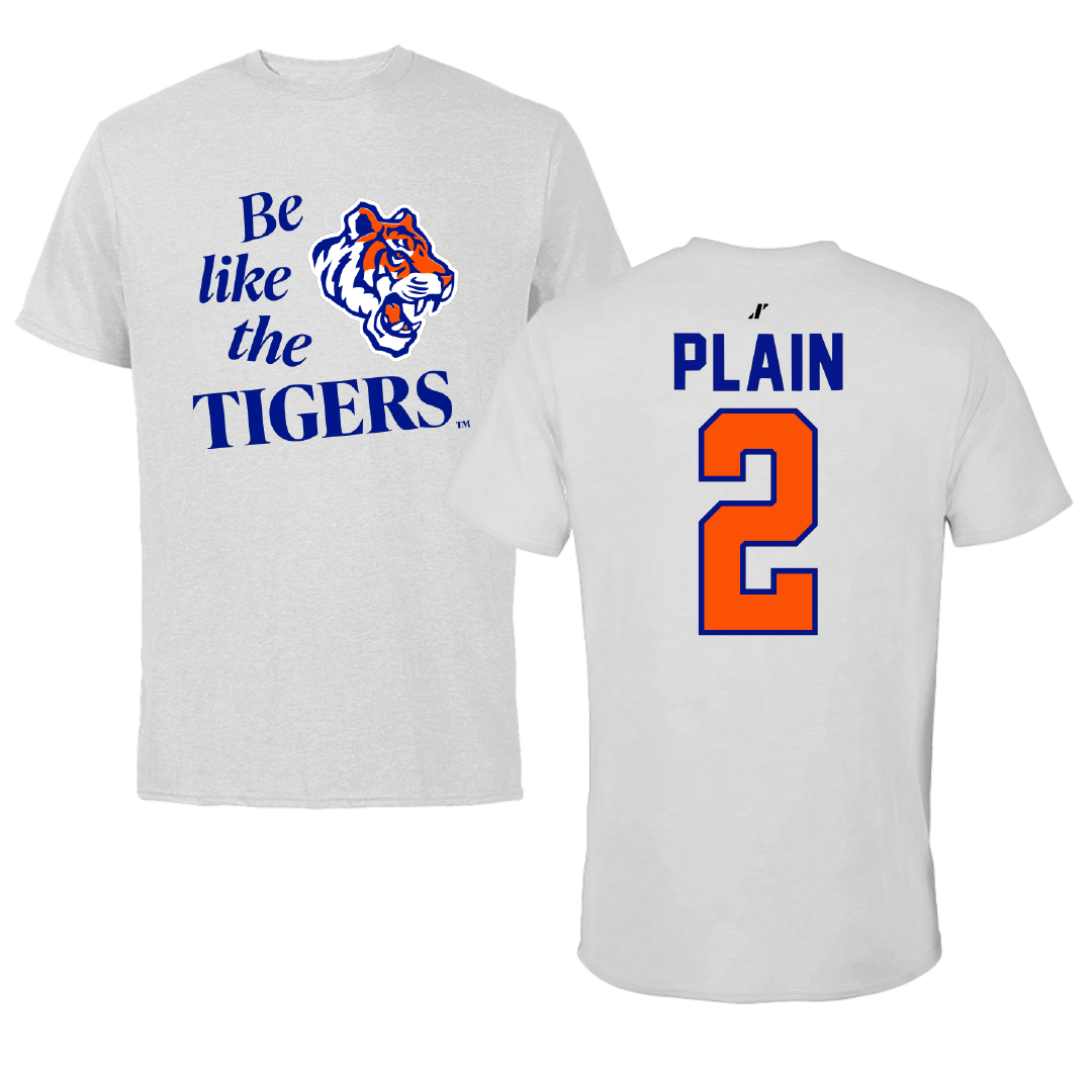 Savannah State University Basketball Light Gray Be Like Us Tee - #2 Ayjay Plain