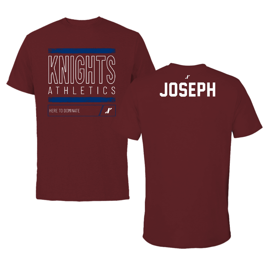 Fairleigh Dickinson University-Metropolitan Campus TF and XC Maroon Dominate Tee - Dean Joseph