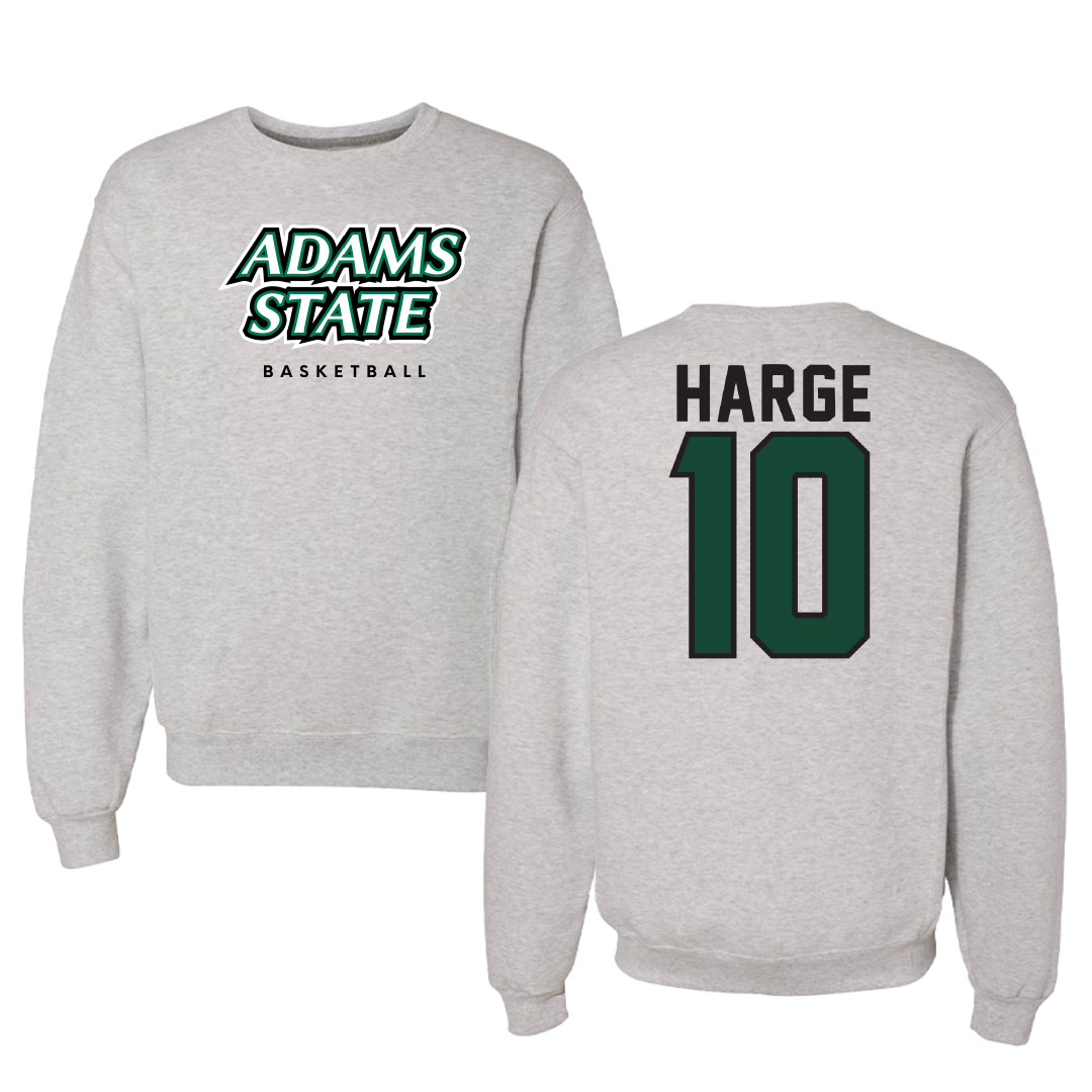 Adams State University Basketball Gray Crewneck - #10 John Harge