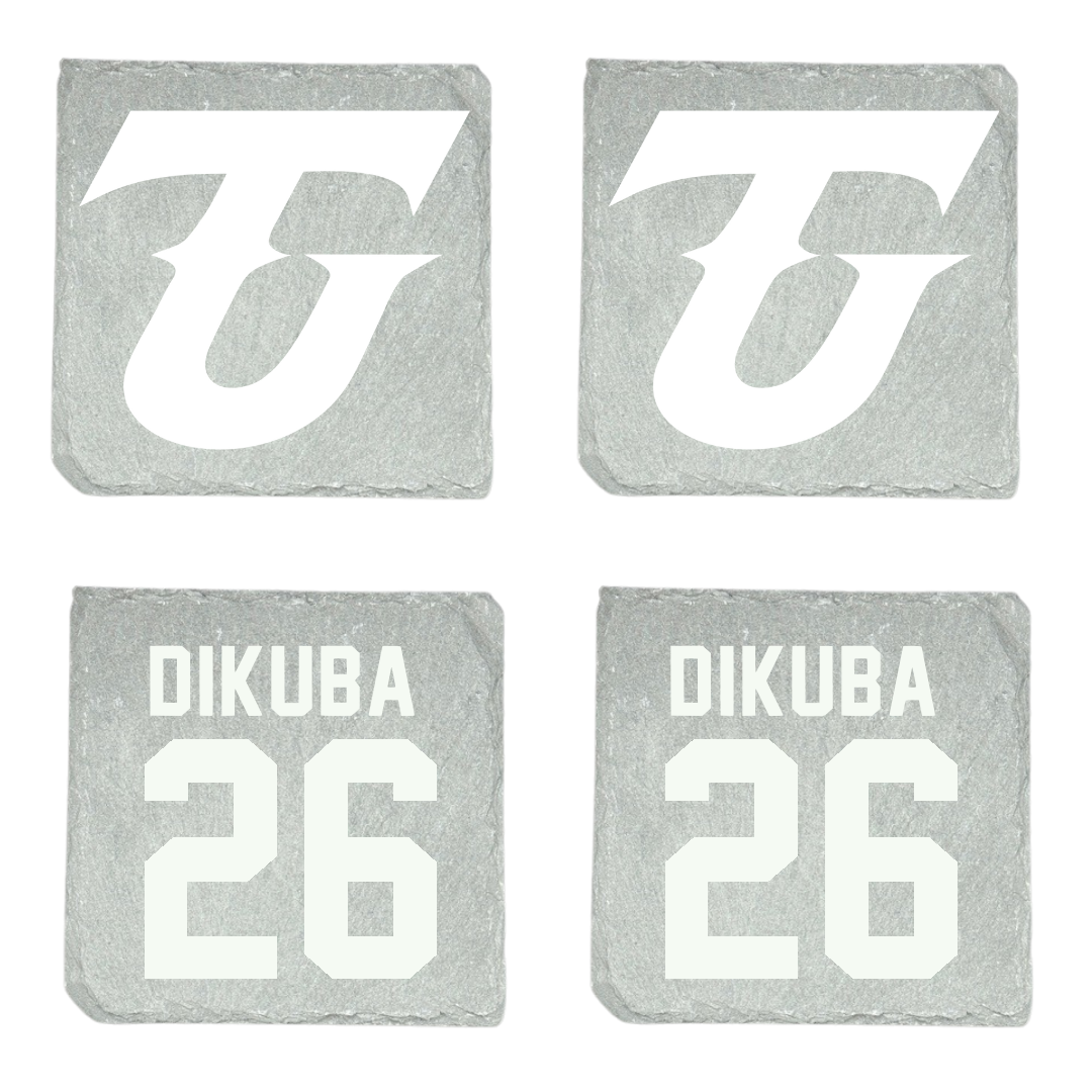 Tiffin University Soccer Stone Coaster (4 Pack)  - #26 Kian Dikuba
