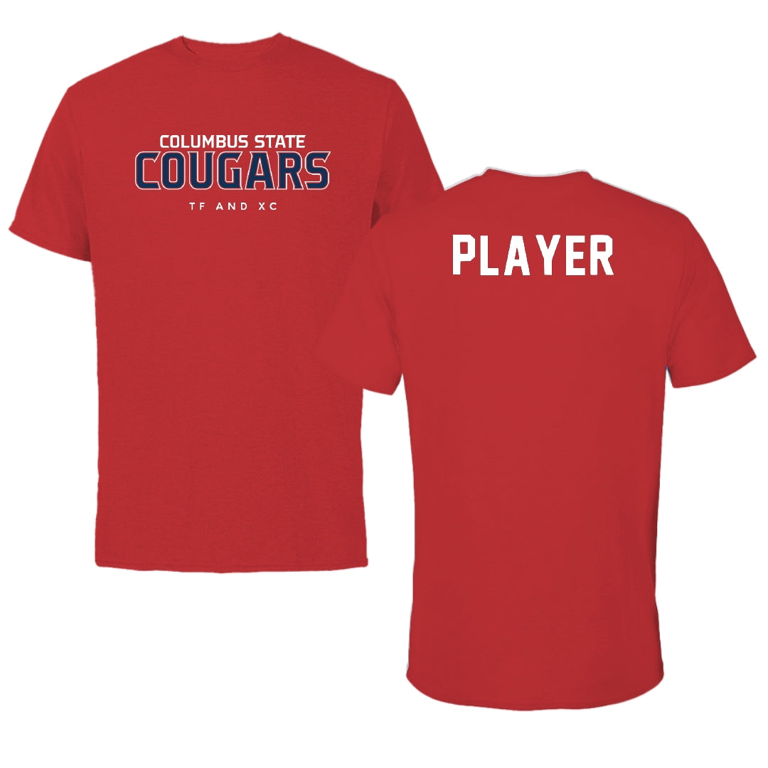 Columbus State University TF and XC Red Tee - William Player