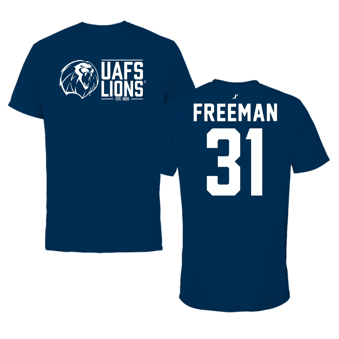 University of Arkansas-Fort Smith Baseball Navy General Performance Tee - #31 Nate Freeman