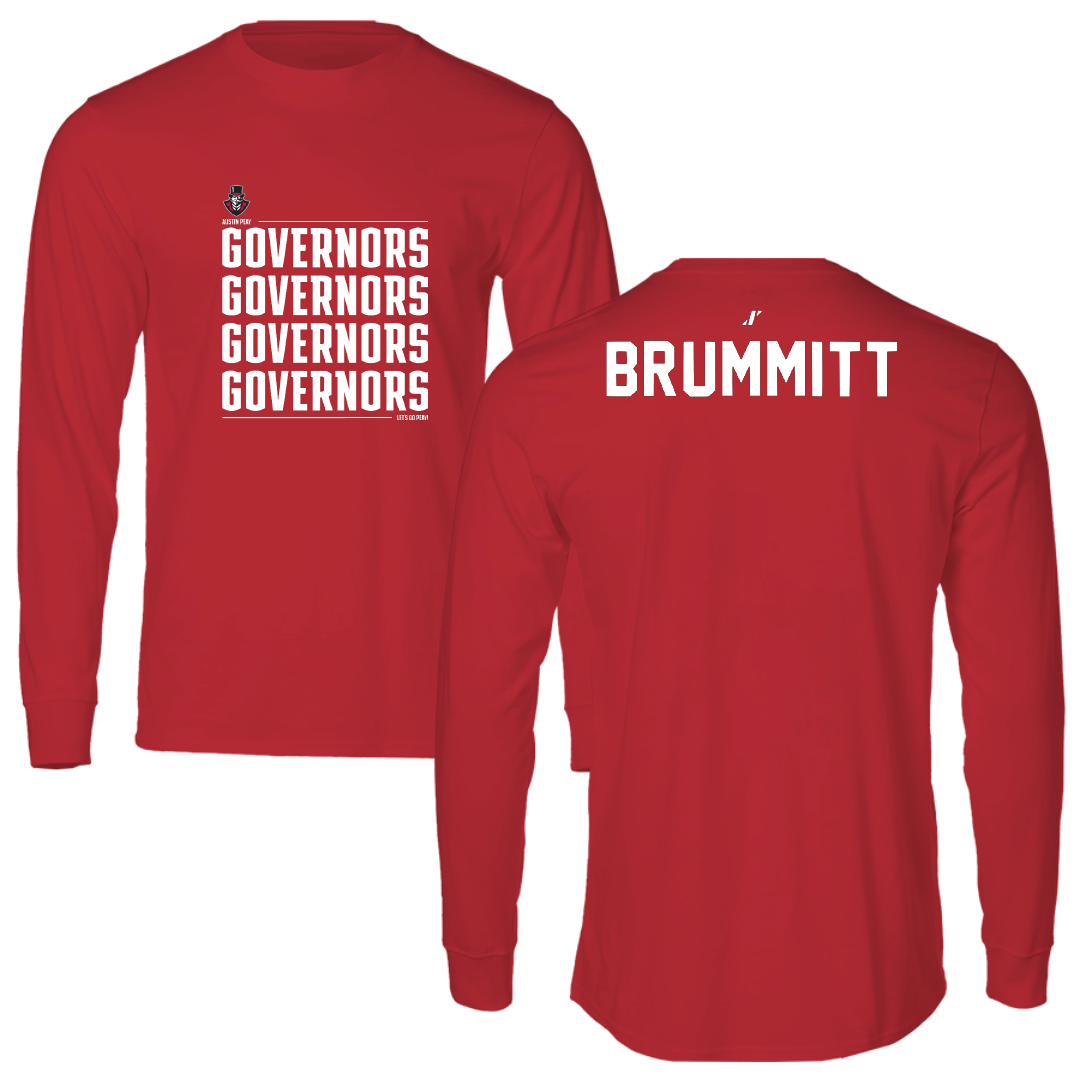 Austin Peay State University Golf Red General Long Sleeve - Caleb Brummitt