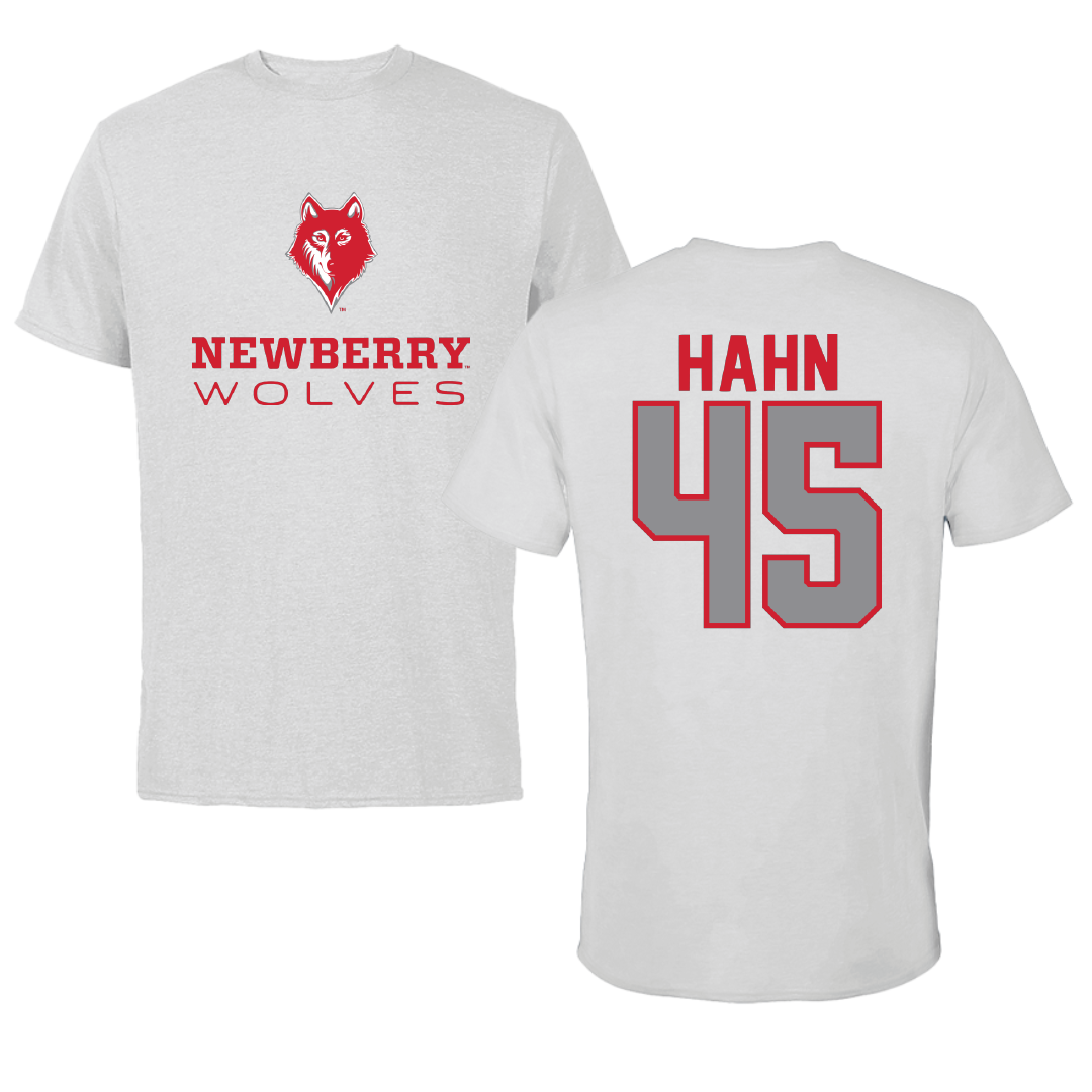 Newberry College Soccer Light Gray Performance Tee - #45 Montgomery Hahn