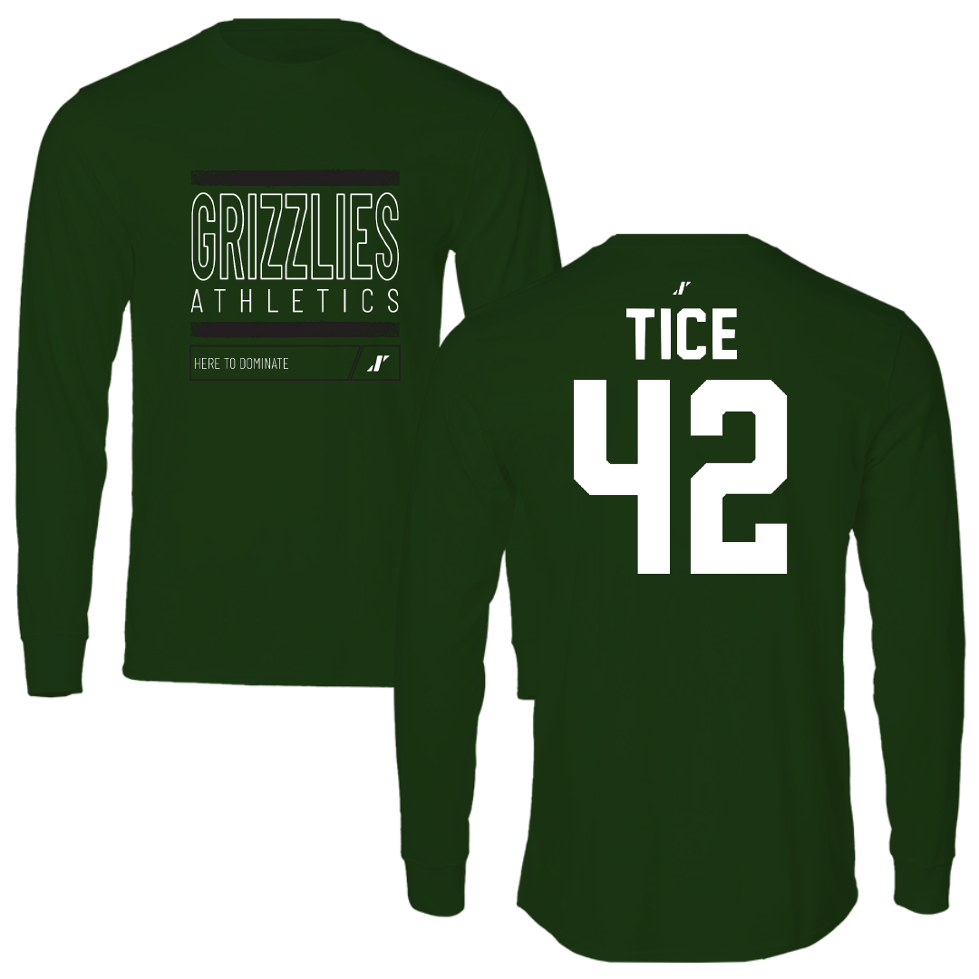 Adams State University Soccer Forest Green Dominate Long Sleeve - #42 Sophia Tice