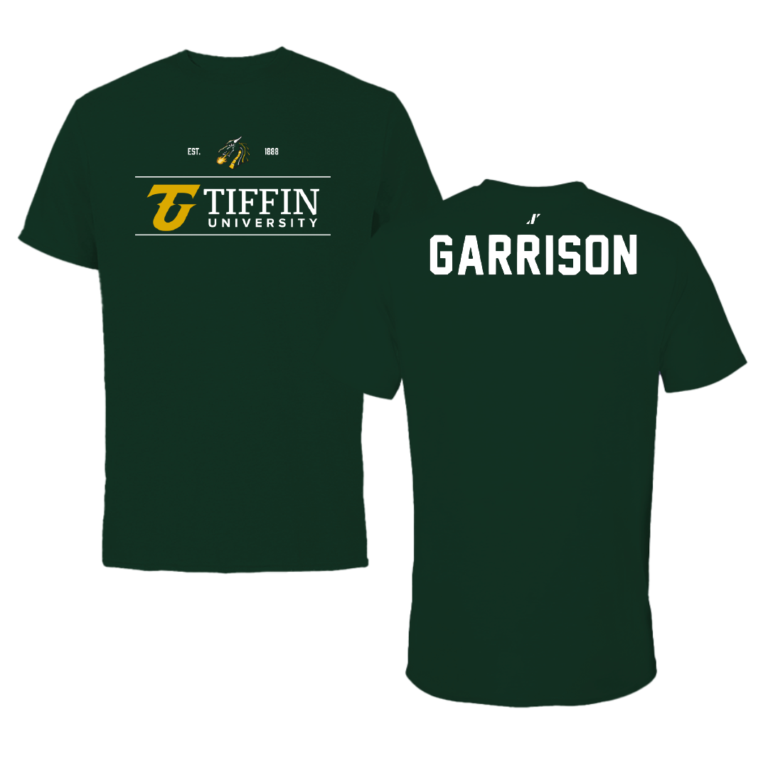 Tiffin University TF and XC Forest Green General Tee - Kennedy Garrison