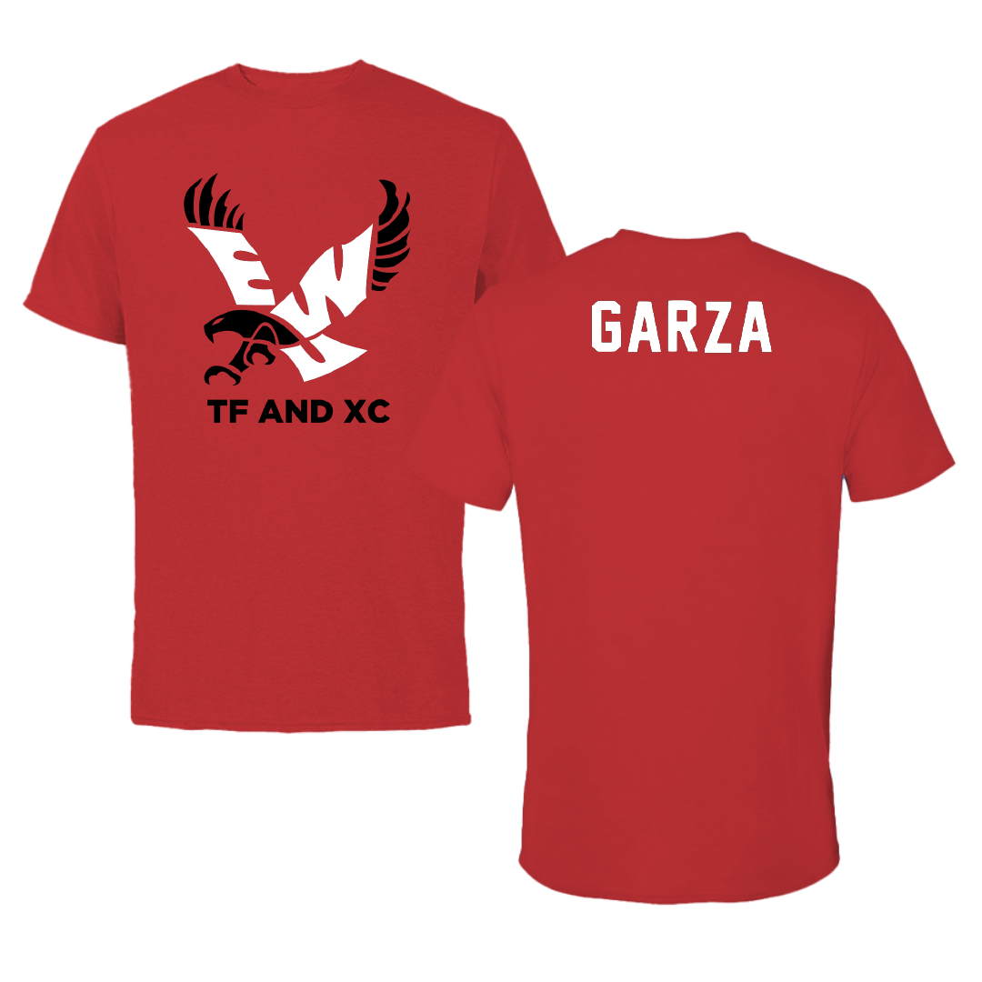 Eastern Washington University TF and XC Red Performance Tee - Blake Garza