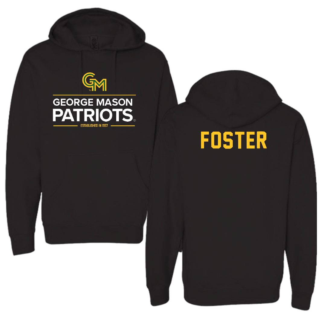 George Mason University Wrestling Black General Hoodie - Nicholas Foster