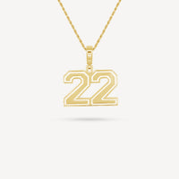 Gold Presidents Pendant and Chain - #22 Keyra Plettener