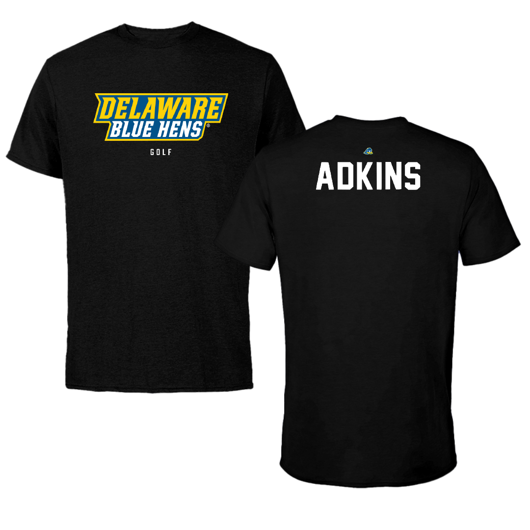 University of Delaware Golf Black Tee - Daniel Adkins