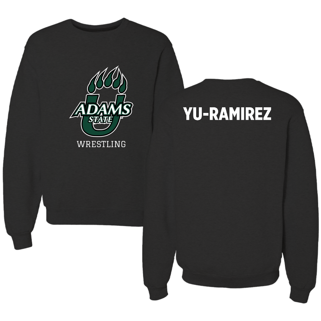 Adams State University Wrestling Black State Crewneck - Amada Yu-Ramirez