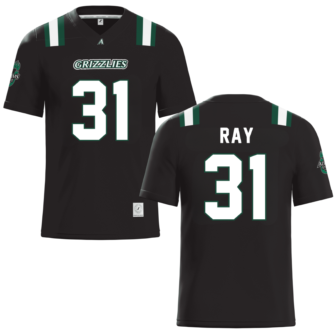 Adams State University Black Football Jersey - #31 Zach Ray