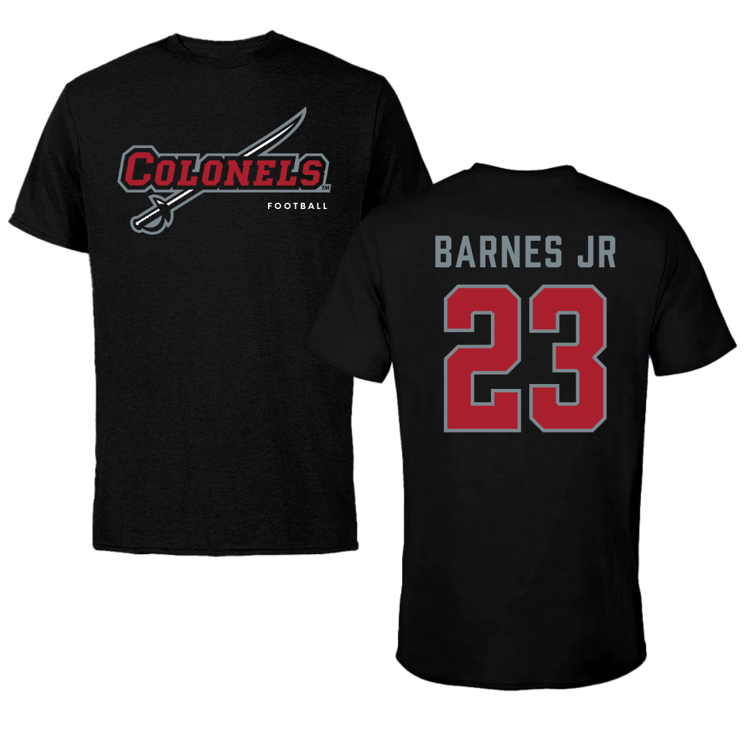 Nicholls State University Football Black Performance Tee - #23 Jason Barnes Jr