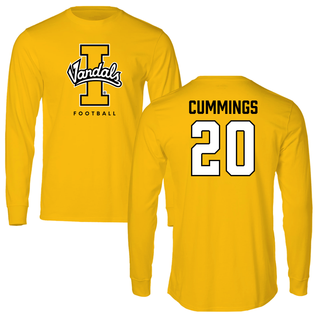 University of Idaho Football Gold Performance Long Sleeve - #20 Elisha Cummings