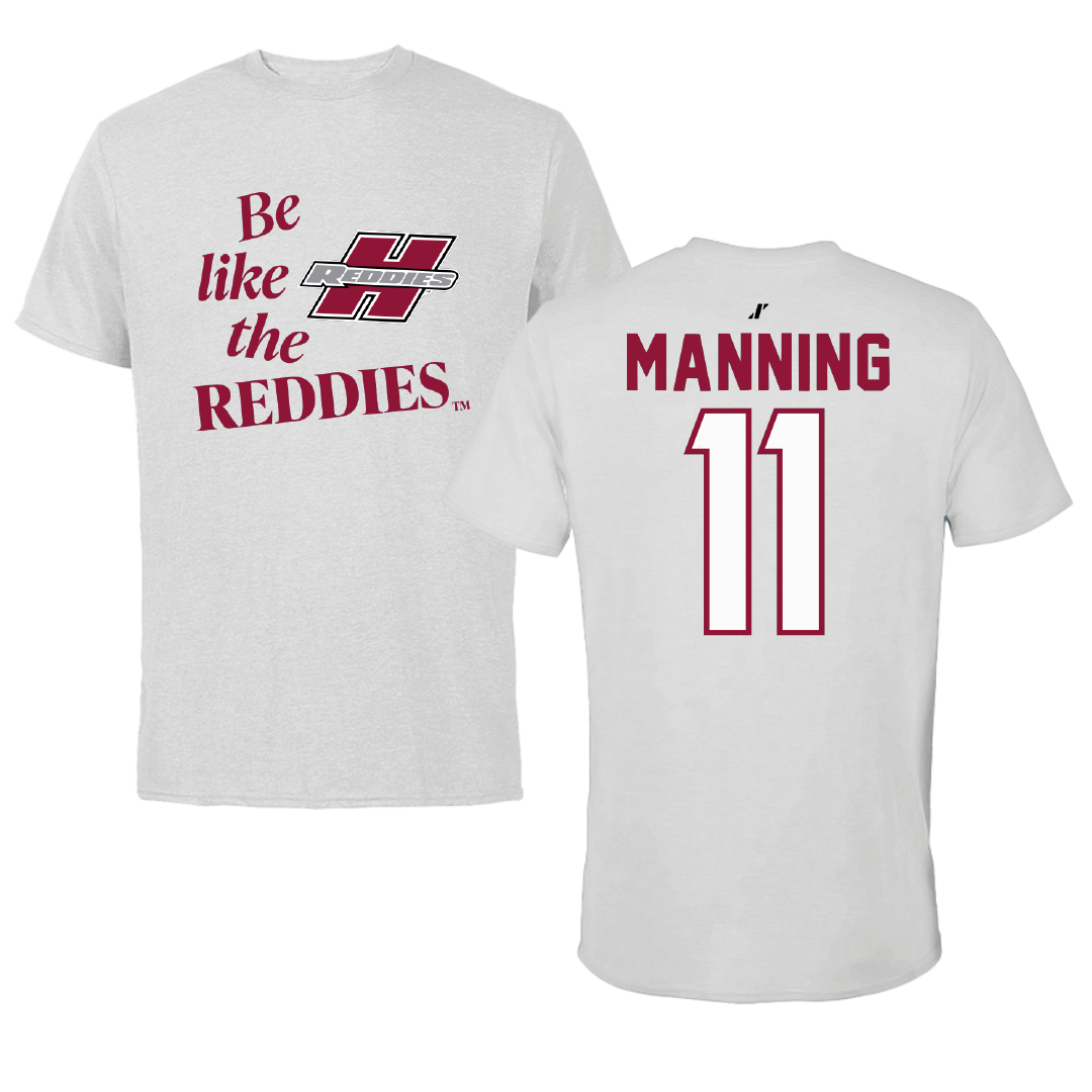 Henderson State University Football Light Gray Be Like Us Tee - #11 Paul Manning