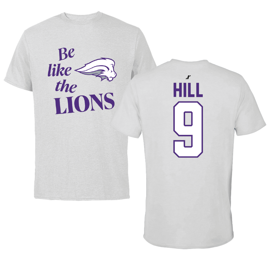Nelson University Volleyball Light Gray Be Like Us Performance Tee - #9 Ashlyn Hill
