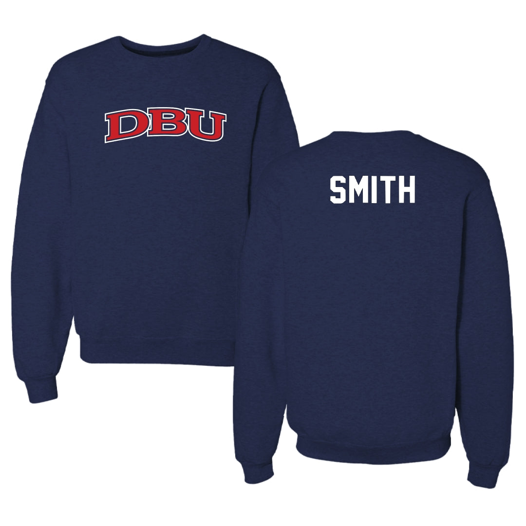 Dallas Baptist University TF and XC Navy DBU Crewneck - Autumn Smith