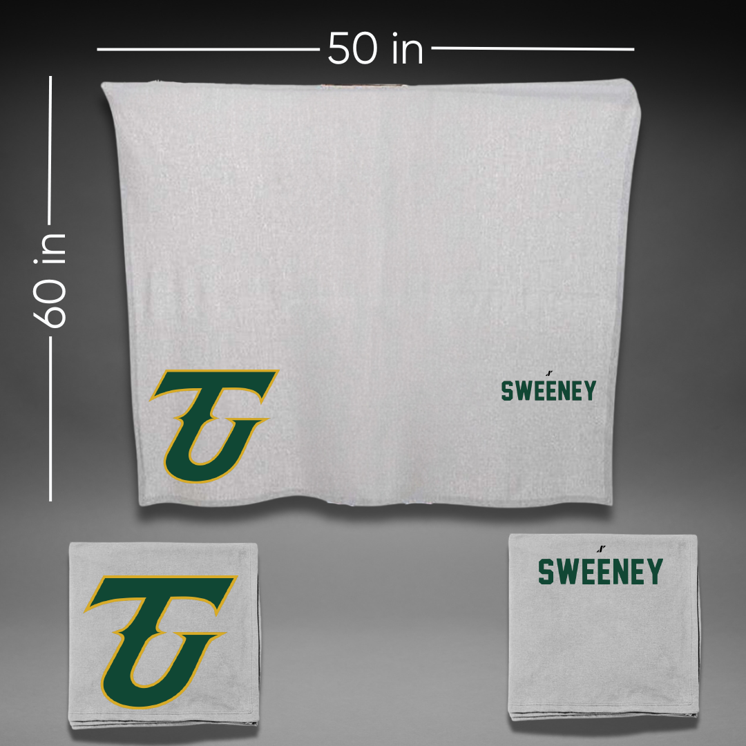 Tiffin University Wrestling Gray Blanket - Dylan Sweeney