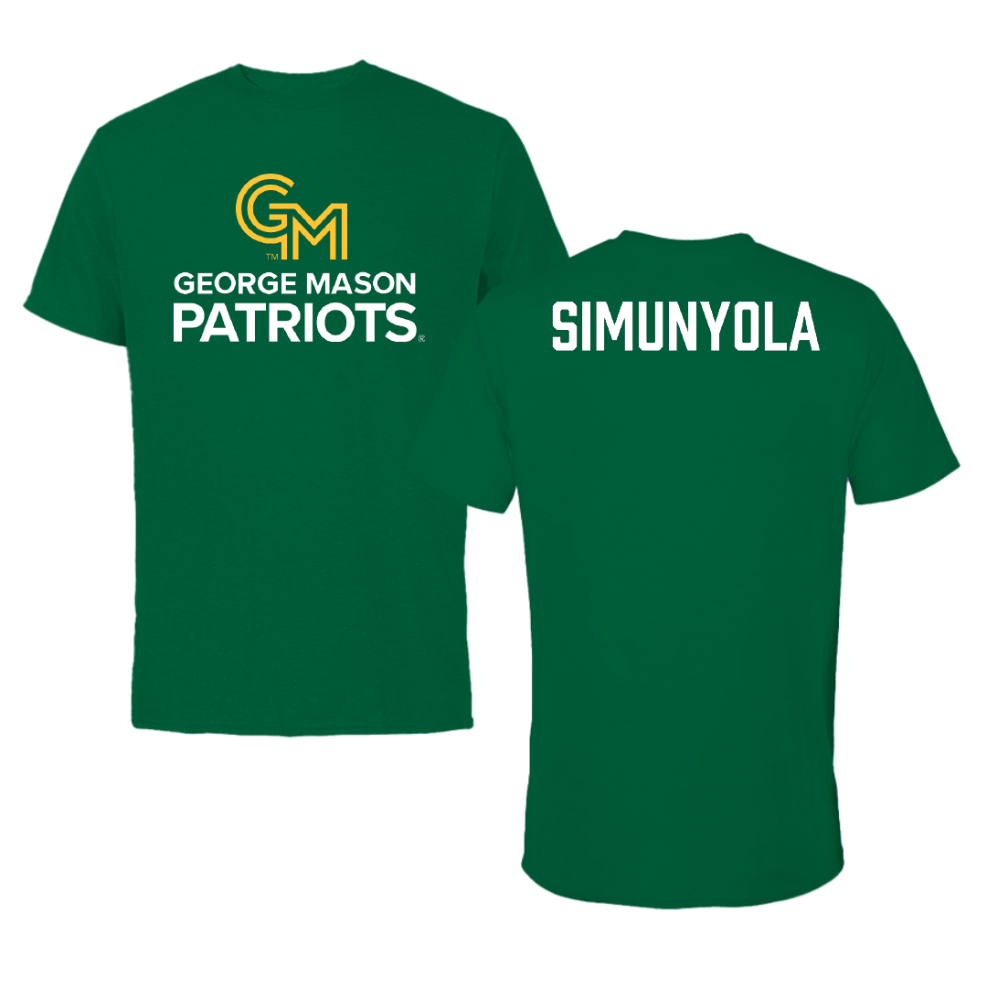 George Mason University Tennis Green Patriots Performance Tee - Niza Simunyola