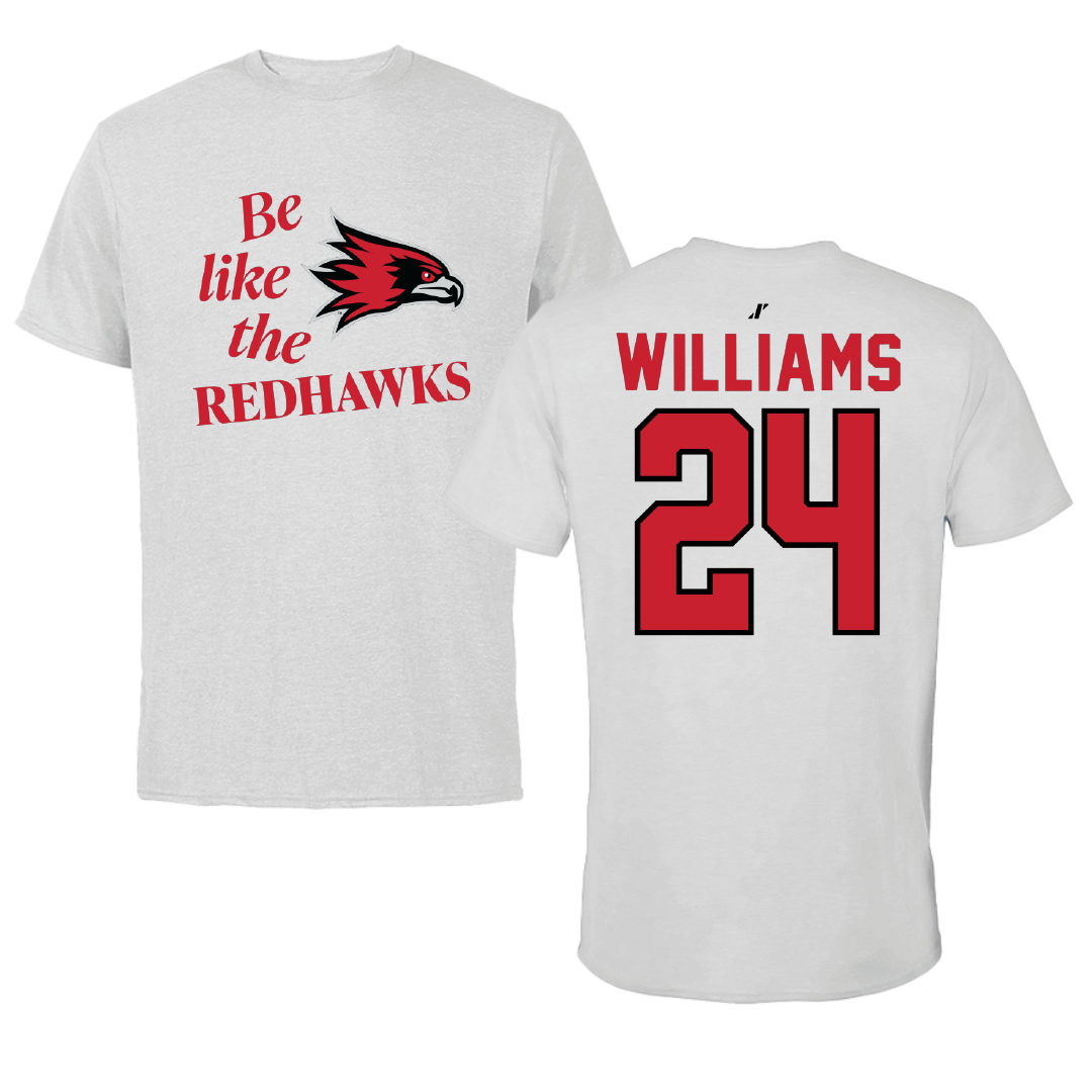 Southeast Missouri State University Football Light Gray Be Like Us Performance Tee - #24 JaQori Williams