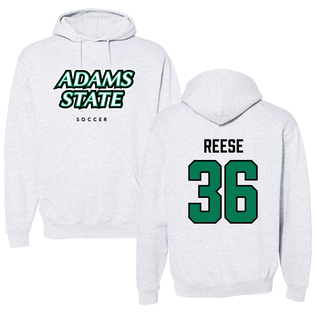 Adams State University Soccer Gray Block Hoodie - #36 Kaidin Reese