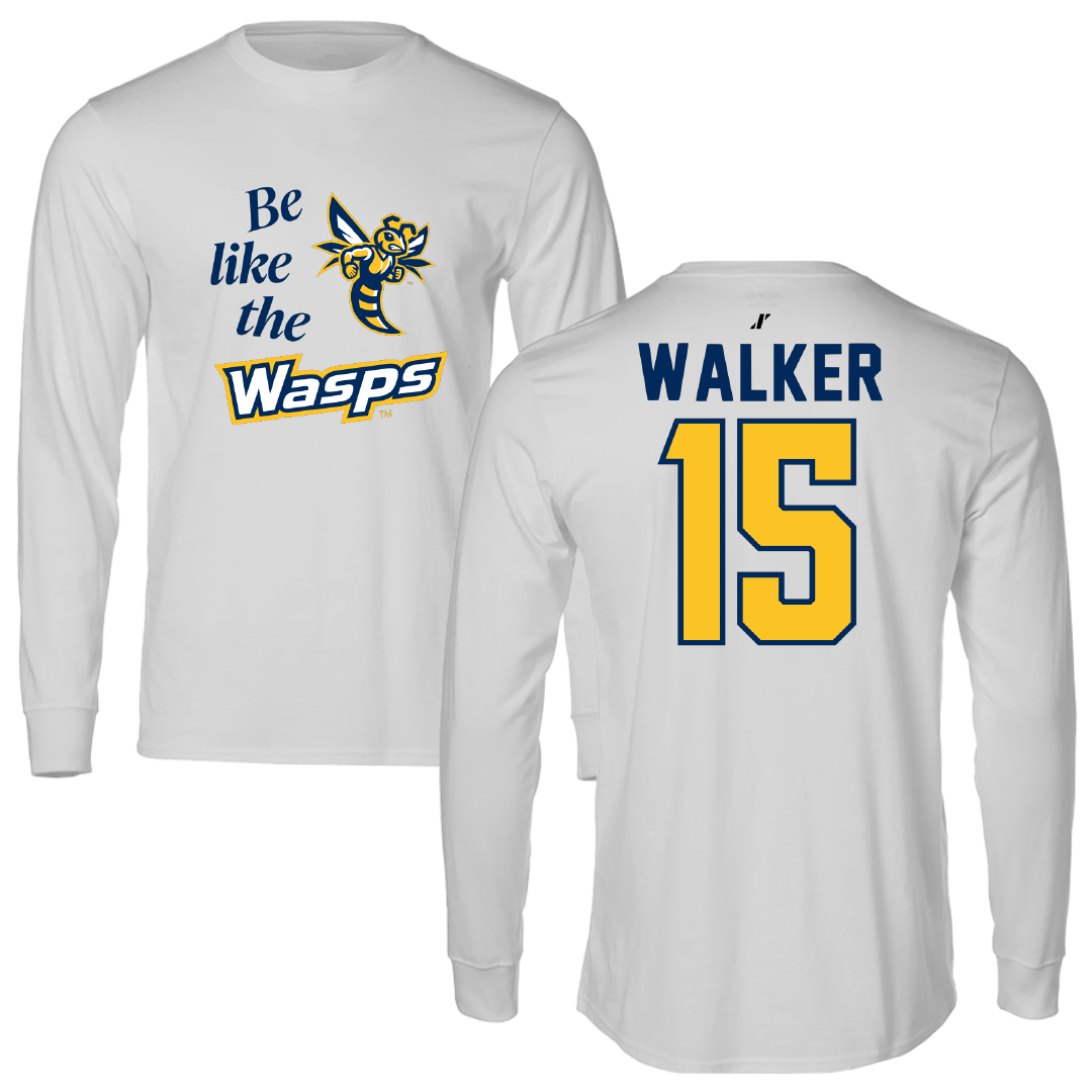 Emory & Henry College Rugby Light Gray Be Like Us Performance Long Sleeve - #15 Alana Walker