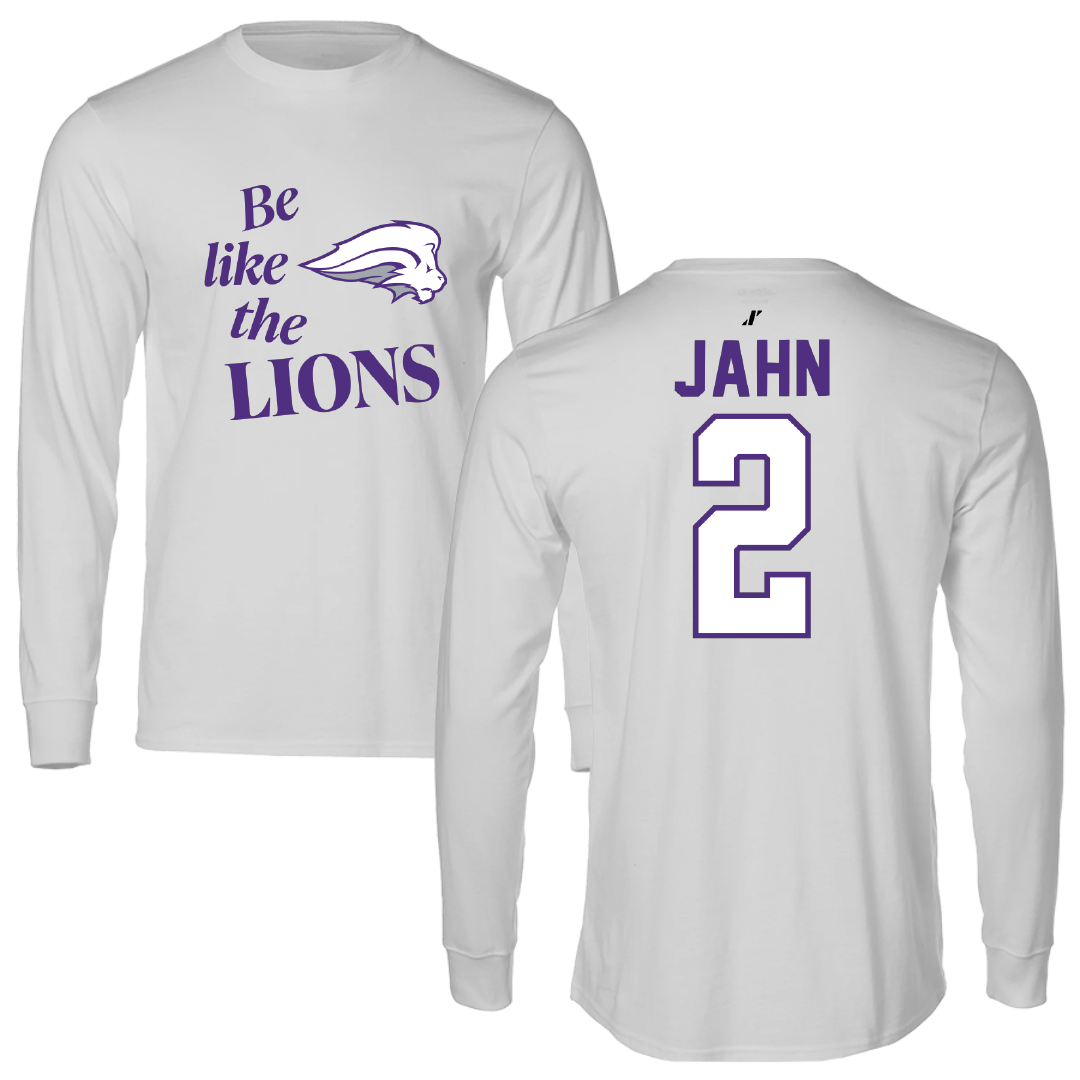 Nelson University Soccer Light Gray Be Like Us Performance Long Sleeve - #2 Jordan Jahn