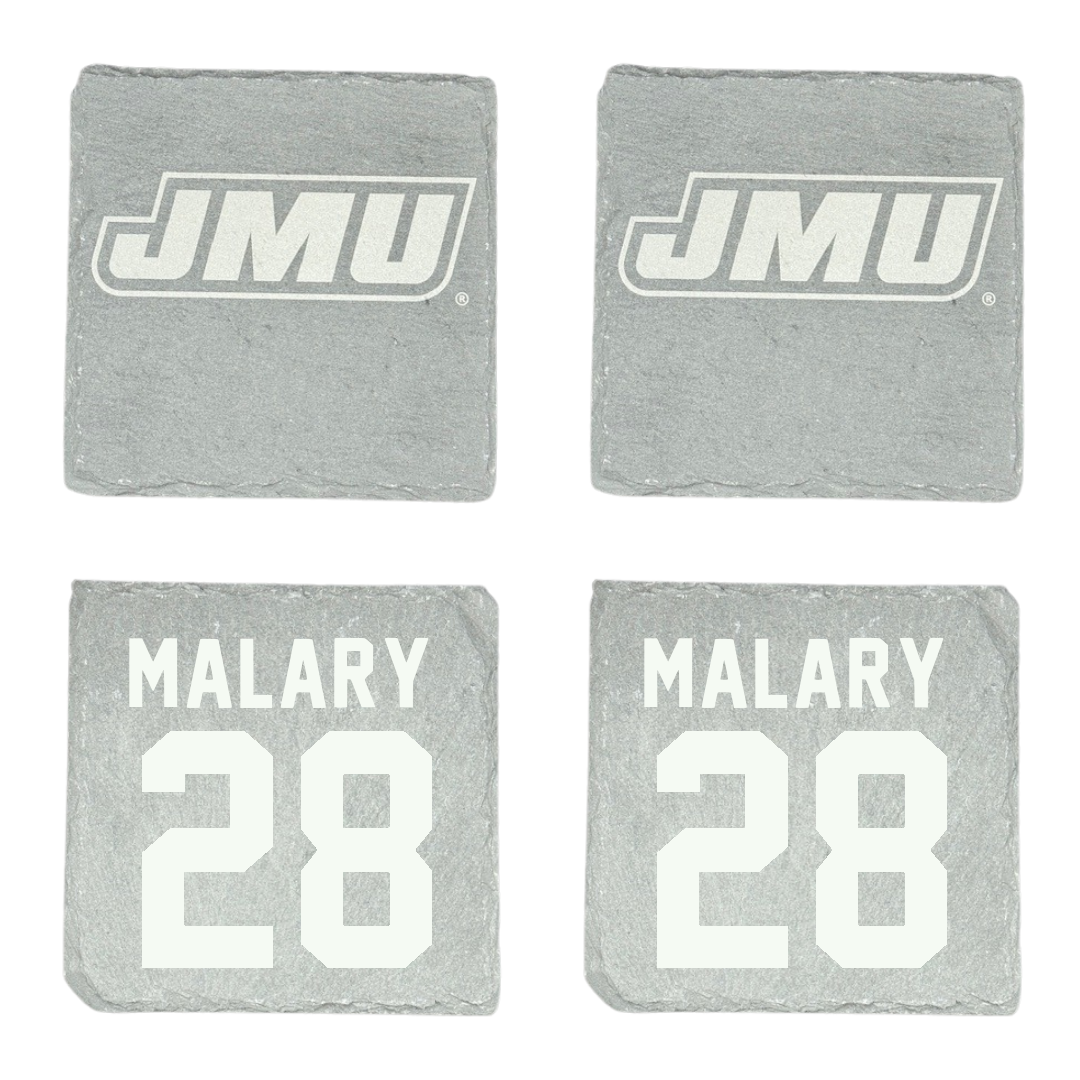 James Madison University Football Stone Coaster (4 Pack)  - #28 Jobi Malary