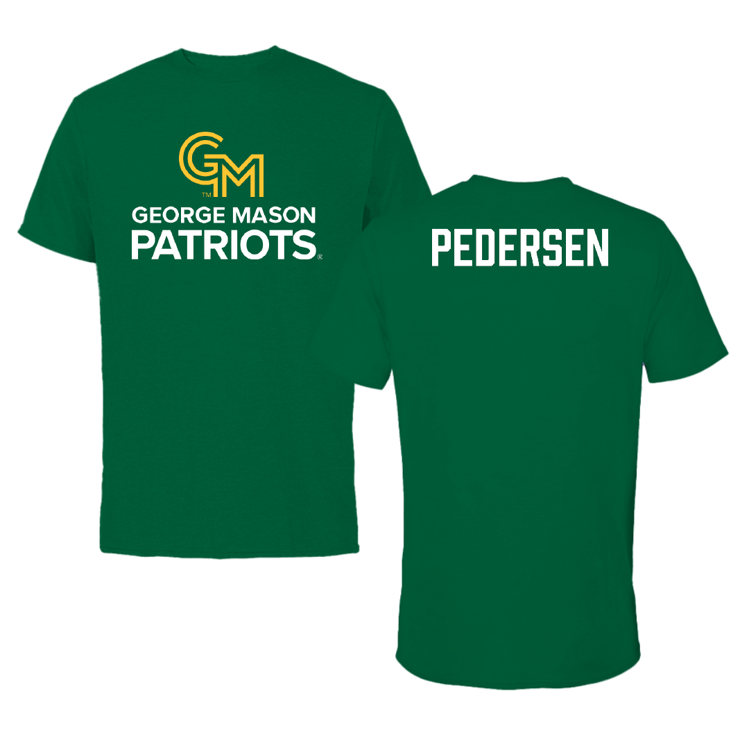 George Mason University Wrestling Green Patriots Performance Tee - Colin Pedersen