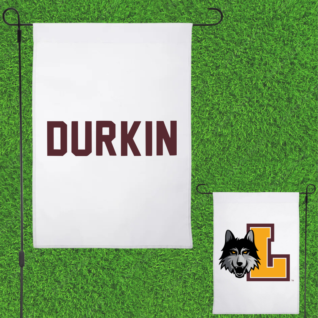 Loyola University-Chicago Golf White Garden Flag - Grace Durkin