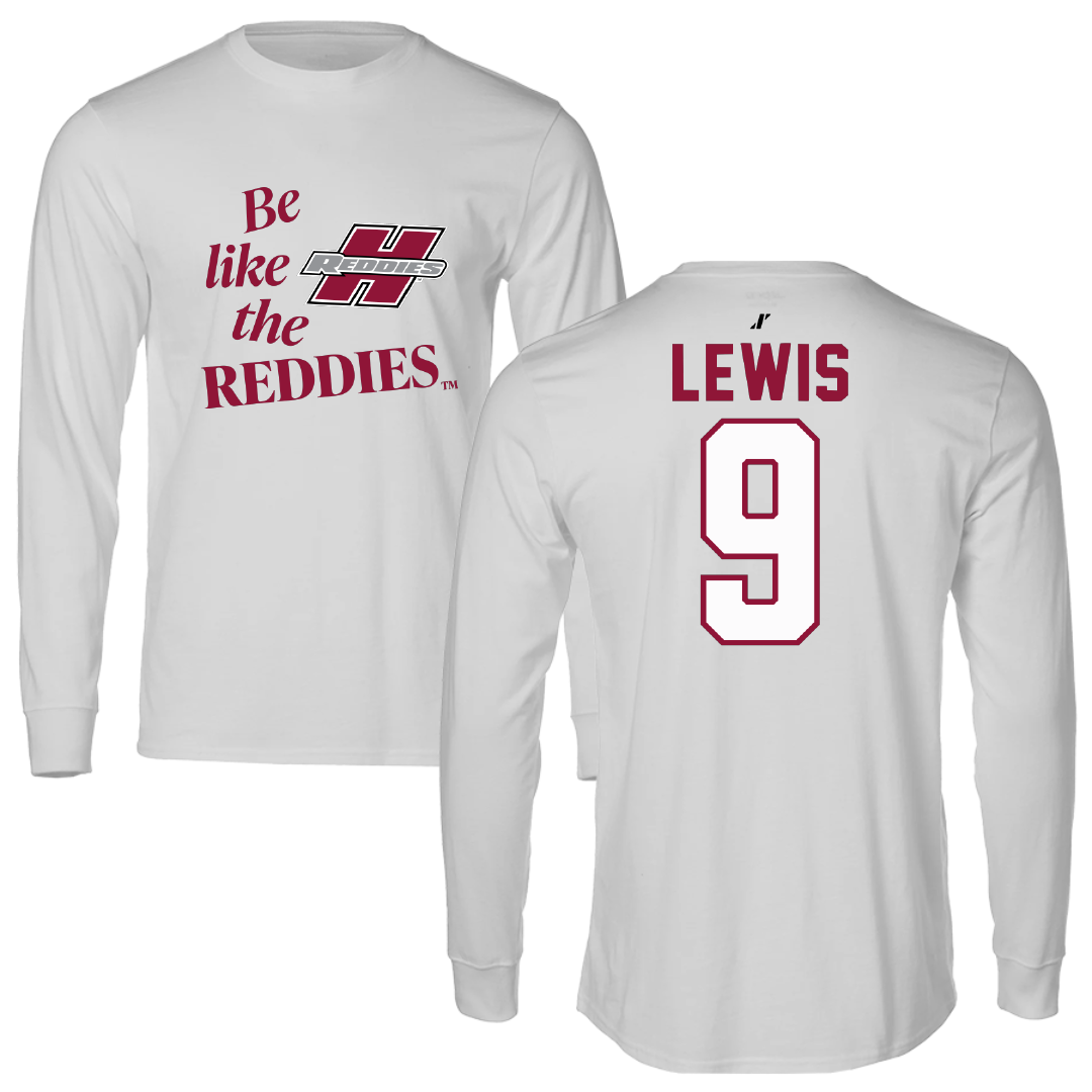 Henderson State University Football Light Gray Be Like Us Performance Long Sleeve - #9 Fred Lewis