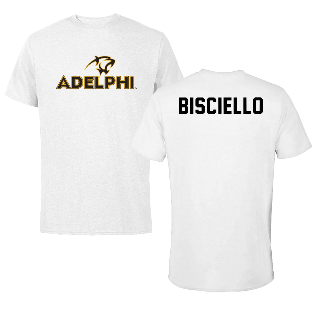 Adelphi University Dance White Tee - Alyxandra Bisciello