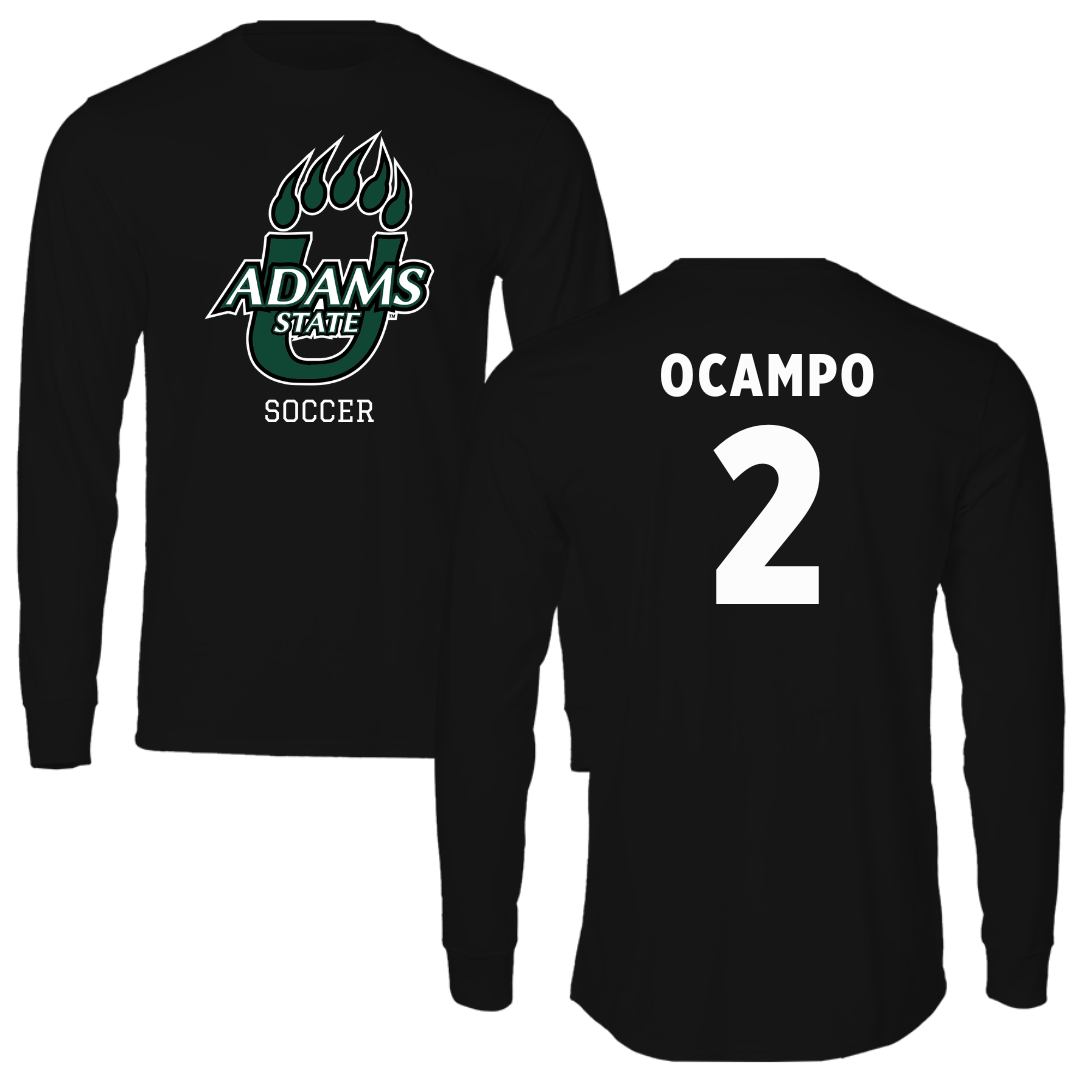 Adams State University Soccer Black State Long Sleeve - #2 Lauren Ocampo