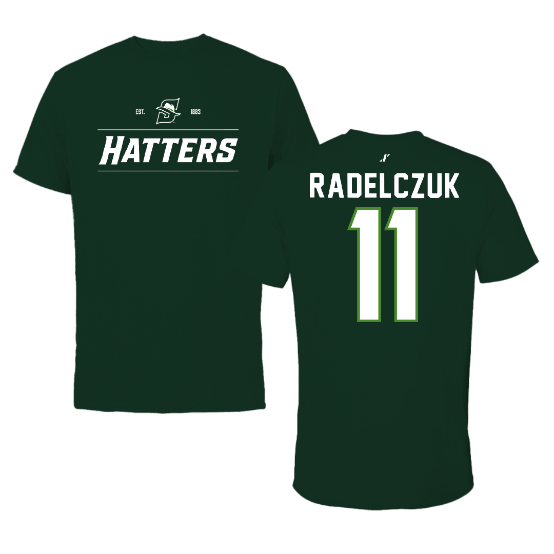 Stetson University Beach Volleyball Forest Green General Tee - #11 Julia Radelczuk