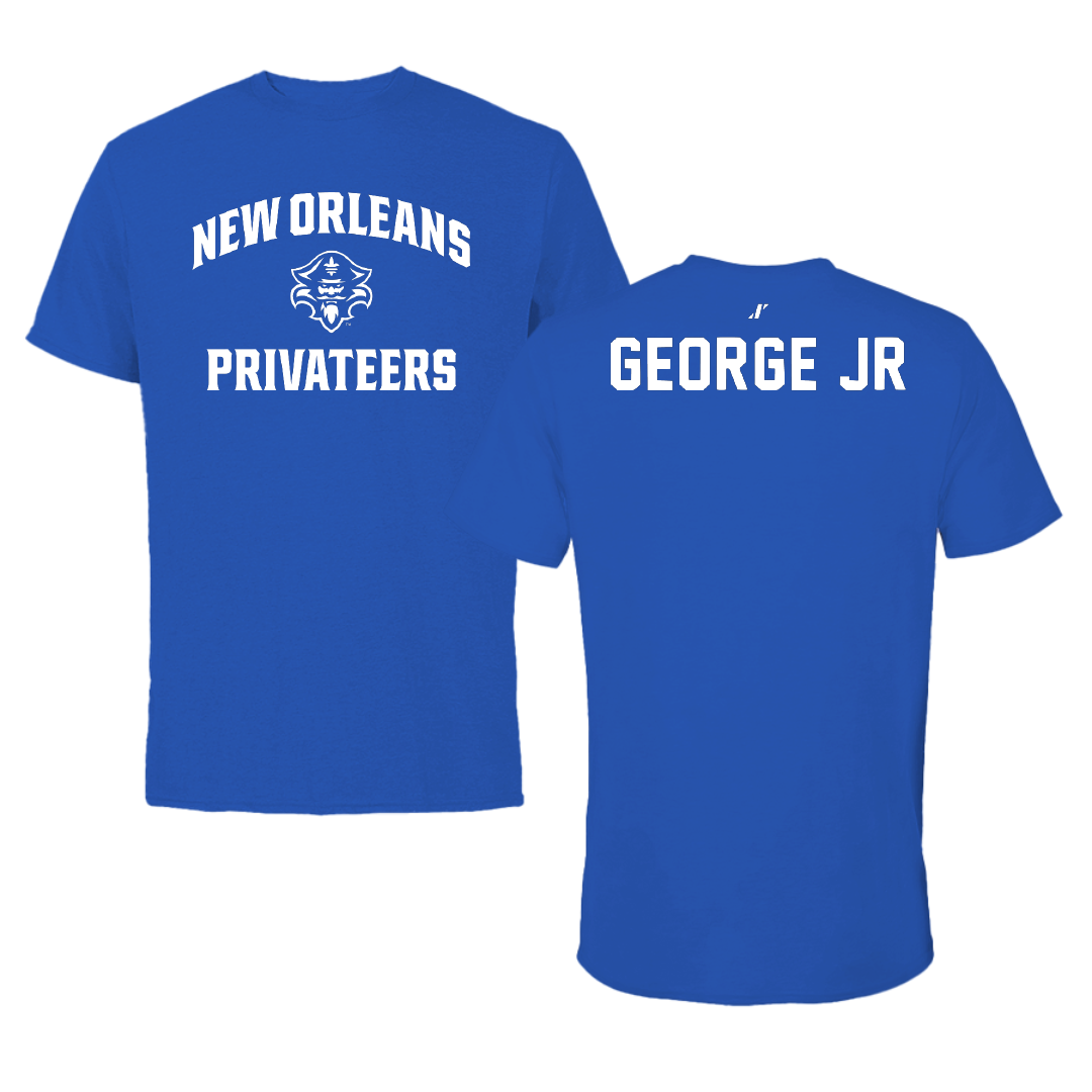 University of New Orleans TF and XC Blue General Tee - Darryl George Jr
