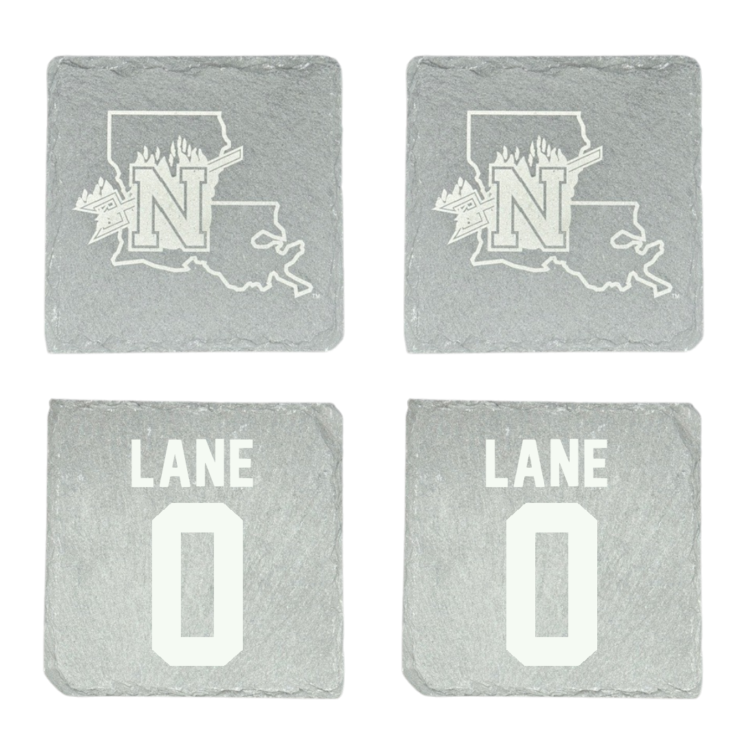 Northwestern State University Basketball Stone Coaster (4 Pack)  - #0 Jimel Lane