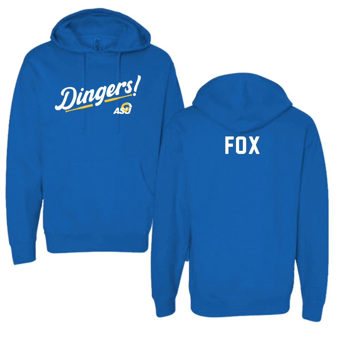 Angelo State University Baseball Blue Dingers Hoodie - Brayden Fox