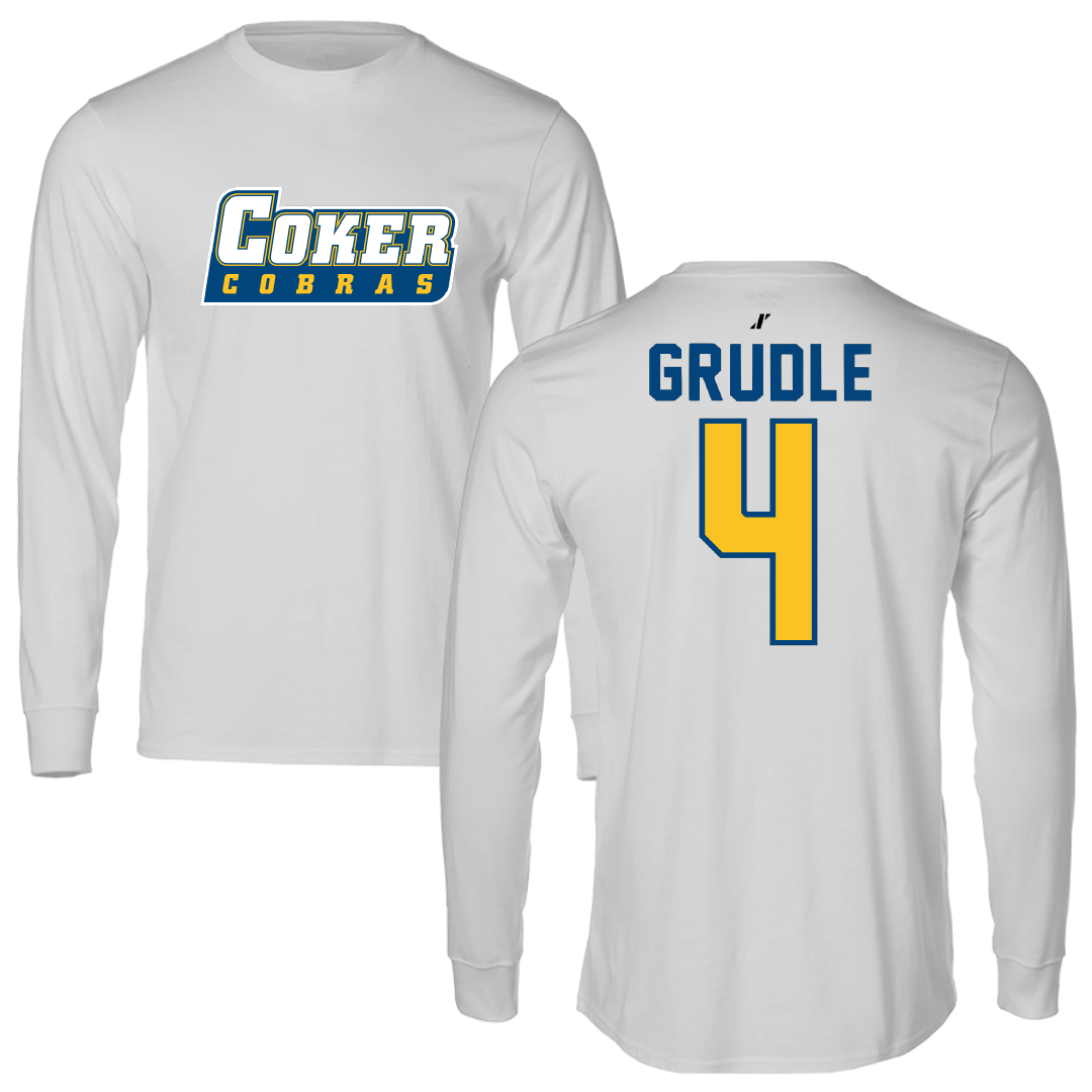 Coker University Acrobatics & Tumbling Light Gray Performance Long Sleeve - #4 Tessa Grudle